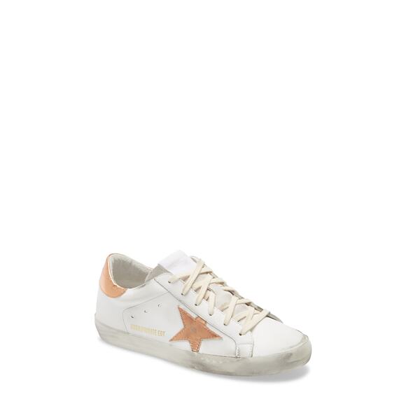 Golden Goose Shoes - Golden Goose White Super-Star Low Top Sneaker Size 10